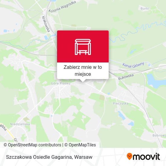 Mapa Szczakowa Osiedle Gagarina