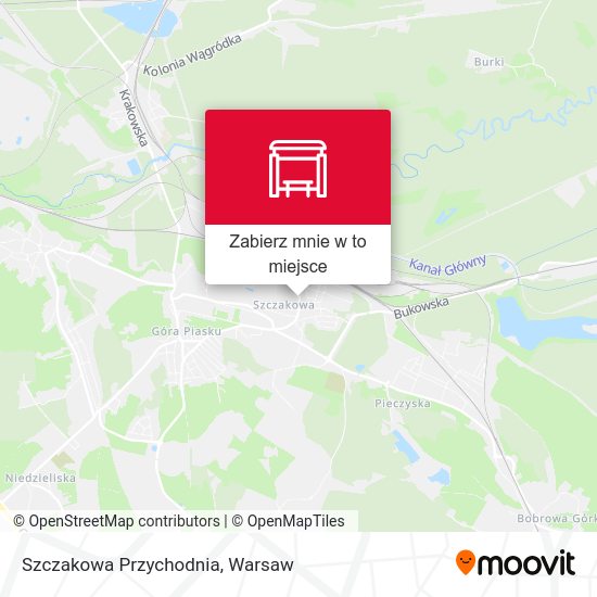 Mapa Szczakowa Przychodnia