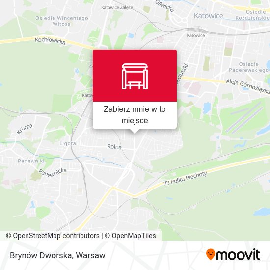 Mapa Brynów Dworska