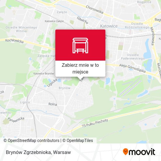 Mapa Brynów Zgrzebnioka