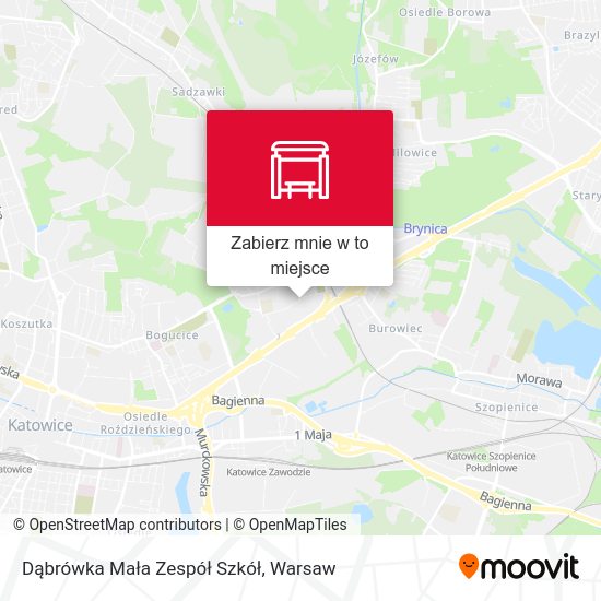 Mapa Dąbrówka Mała Zespół Szkół