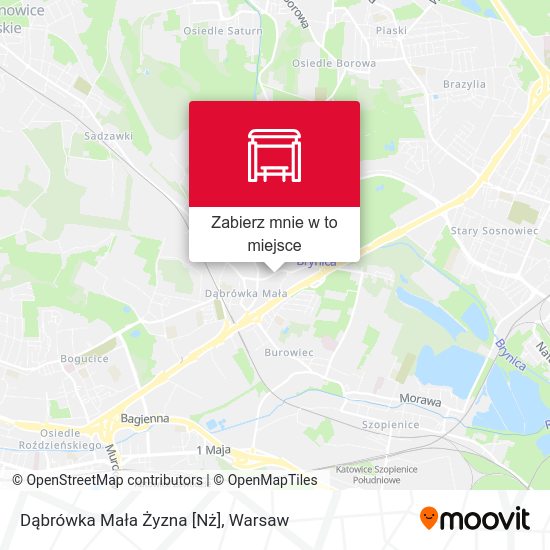 Mapa Dąbrówka Mała Żyzna [Nż]