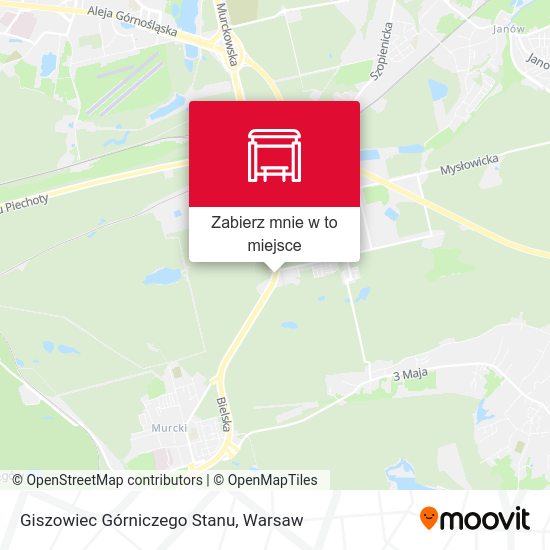 Mapa Giszowiec Górniczego Stanu