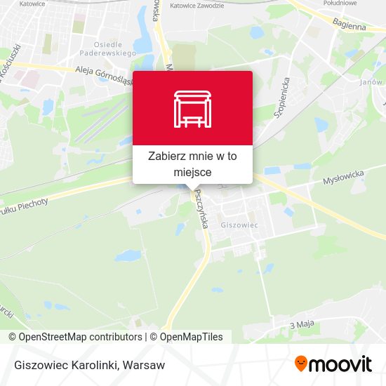 Mapa Giszowiec Karolinki