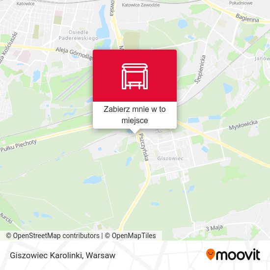 Mapa Giszowiec Karolinki