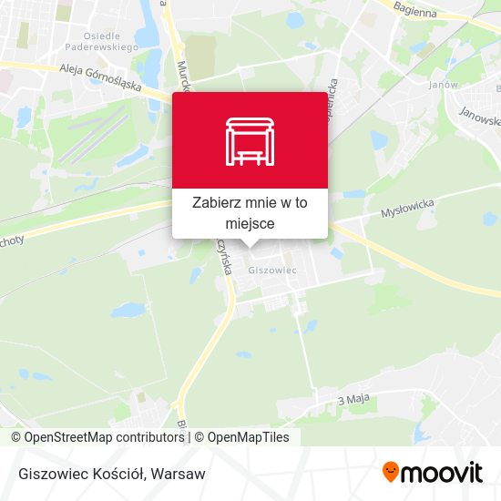 Mapa Giszowiec Kościół