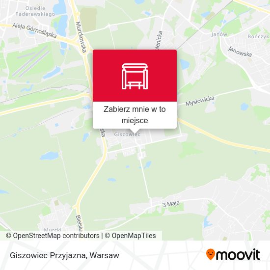 Mapa Giszowiec Przyjazna