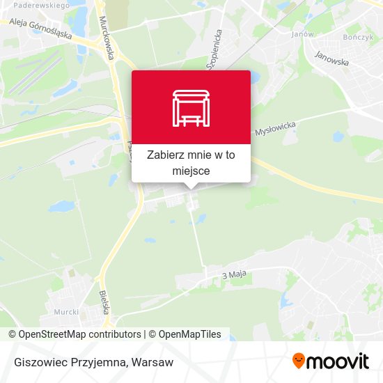 Mapa Giszowiec Przyjemna