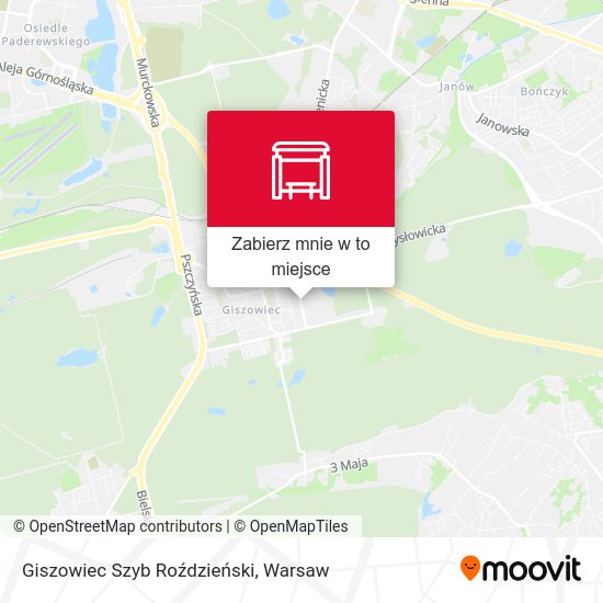 Mapa Giszowiec Szyb Roździeński