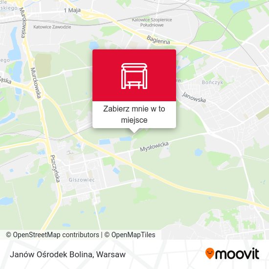 Mapa Janów Ośrodek Bolina