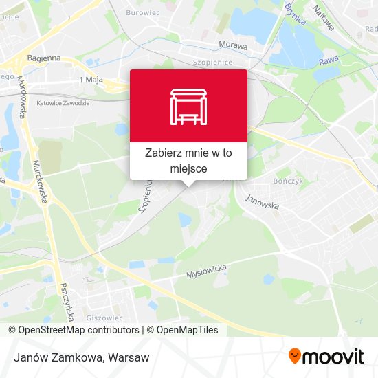 Mapa Janów Zamkowa