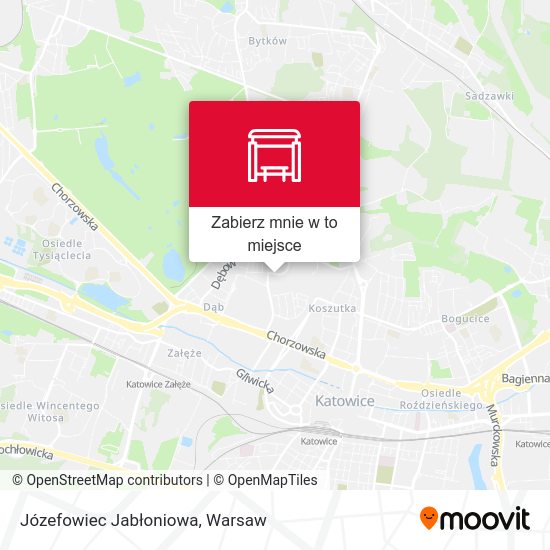 Mapa Józefowiec Jabłoniowa