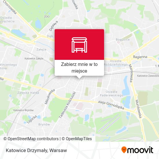 Mapa Katowice Drzymały