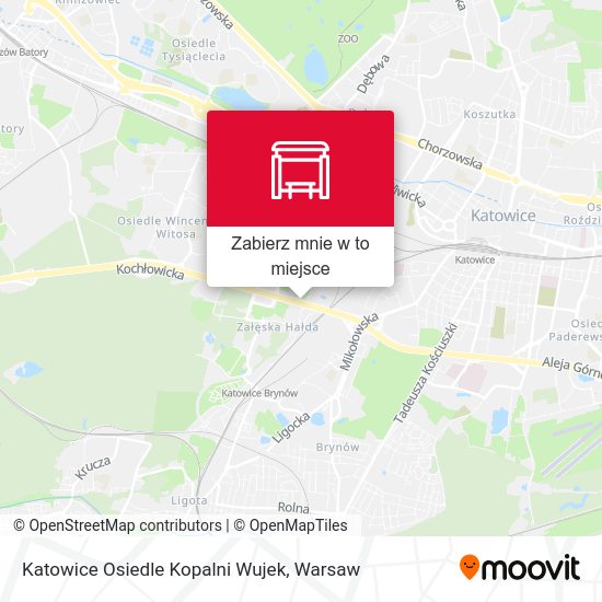 Mapa Katowice Osiedle Kopalni Wujek