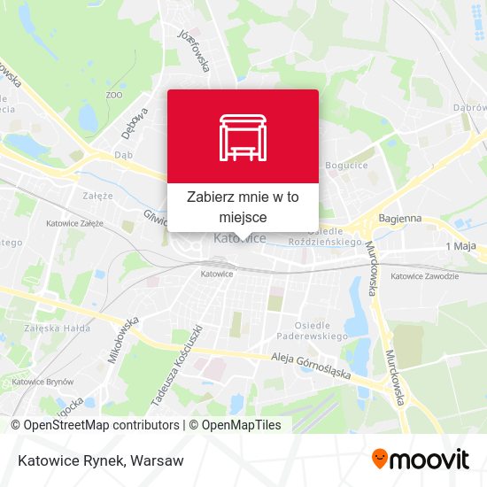 Mapa Katowice Rynek