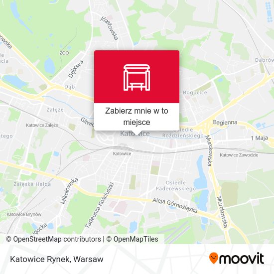 Mapa Katowice Rynek