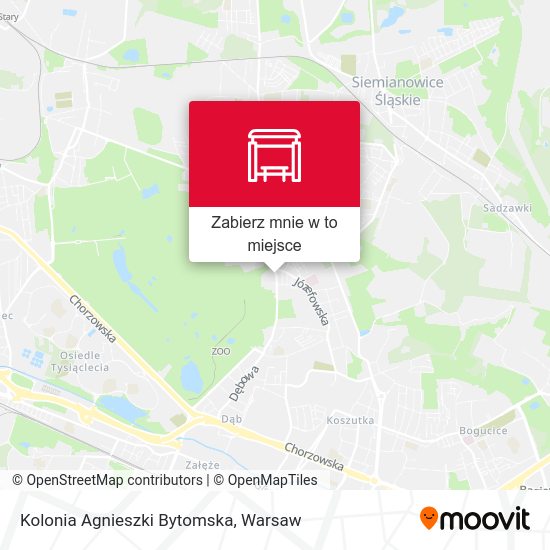 Mapa Kolonia Agnieszki Bytomska