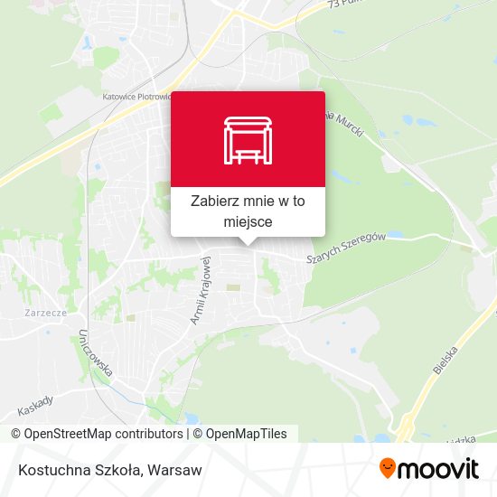 Mapa Kostuchna Szkoła