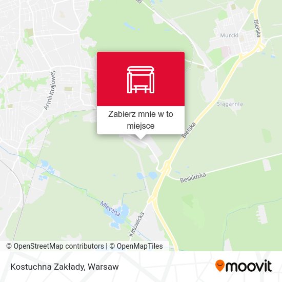 Mapa Kostuchna Zakłady