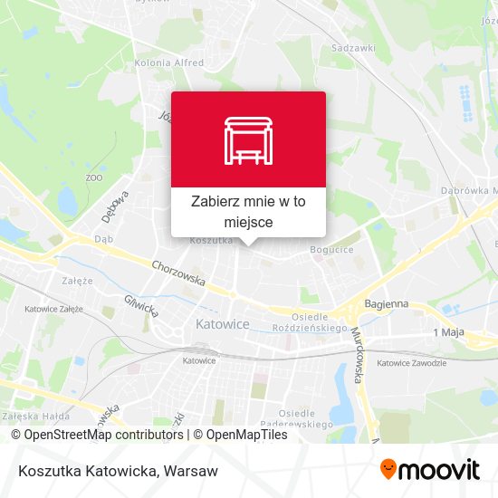 Mapa Koszutka Katowicka