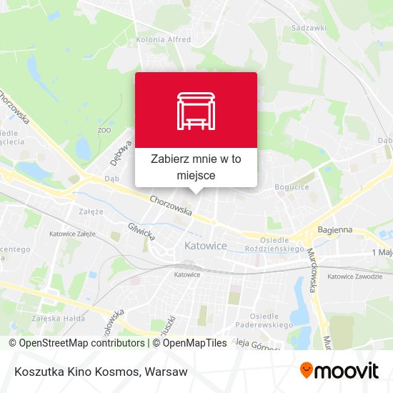 Mapa Koszutka Kino Kosmos