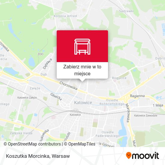 Mapa Koszutka Morcinka