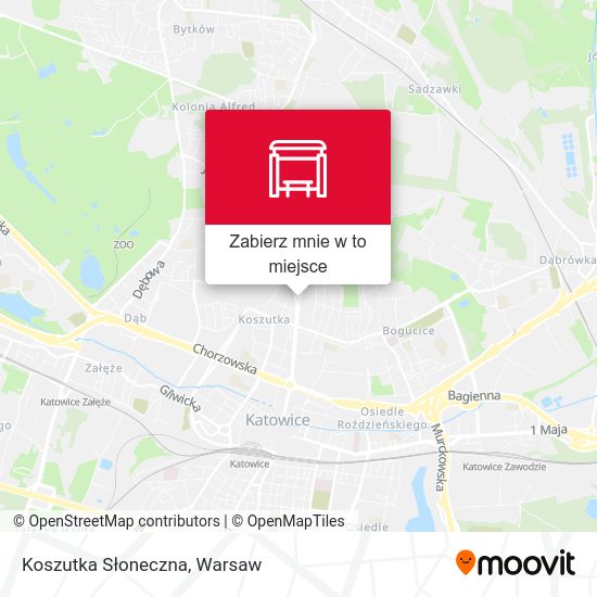 Mapa Koszutka Słoneczna