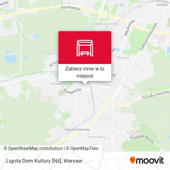 Mapa Ligota Dom Kultury [Nż]