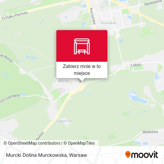 Mapa Murcki Dolina Murckowska