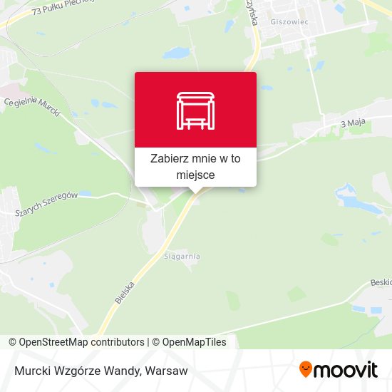 Mapa Murcki Wzgórze Wandy