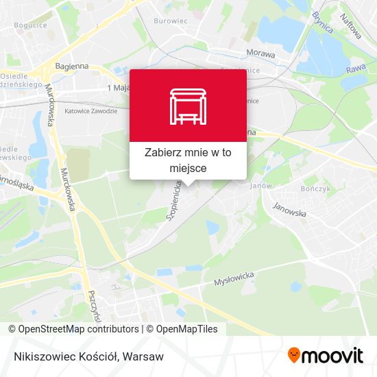 Mapa Nikiszowiec Kościół