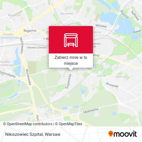 Mapa Nikiszowiec Szpital