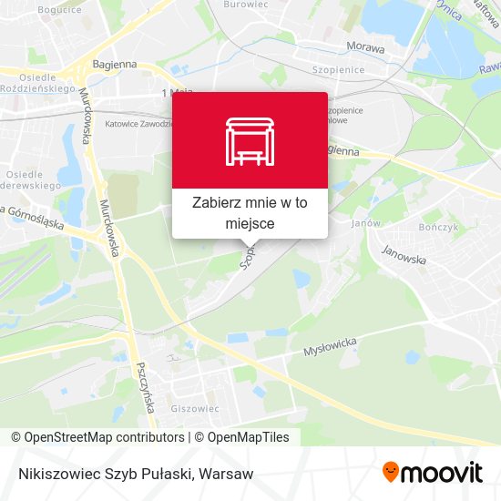 Mapa Nikiszowiec Szyb Pułaski