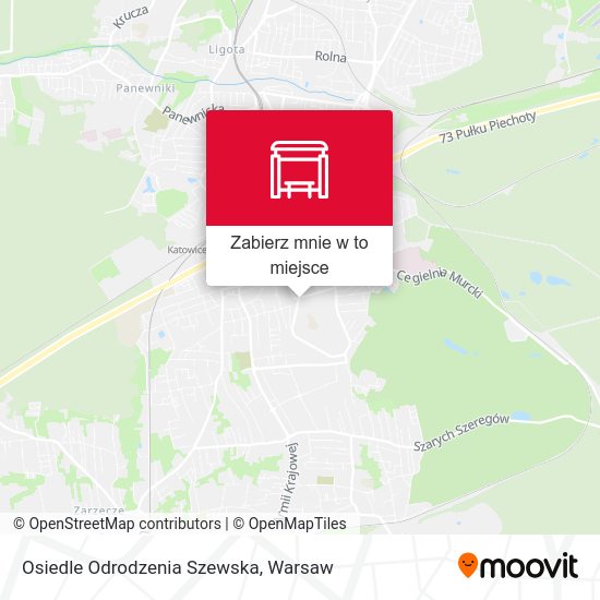 Mapa Osiedle Odrodzenia Szewska