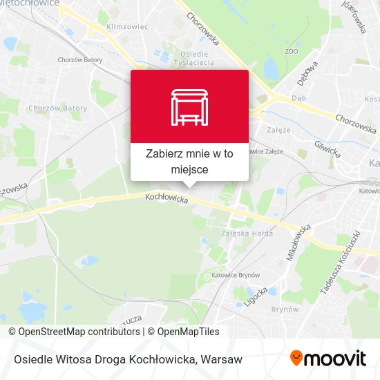 Mapa Osiedle Witosa Droga Kochłowicka