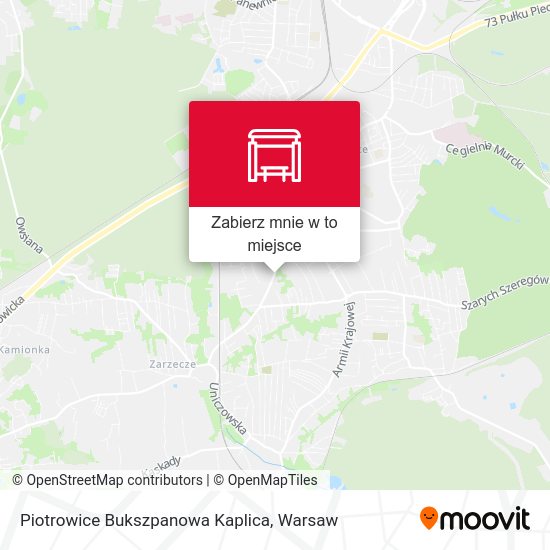 Mapa Piotrowice Bukszpanowa Kaplica