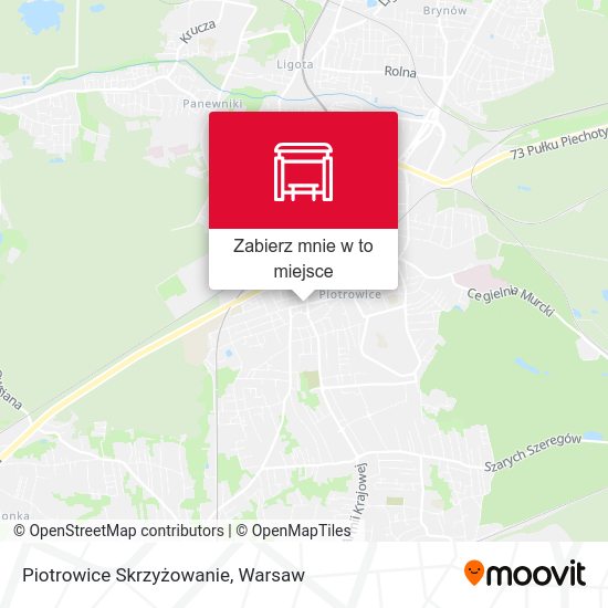 Mapa Piotrowice Skrzyżowanie