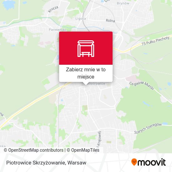 Mapa Piotrowice Skrzyżowanie