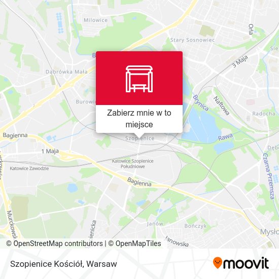 Mapa Szopienice Kościół