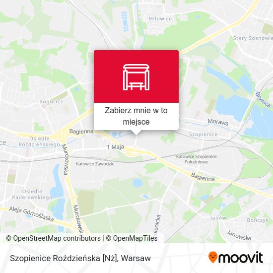 Mapa Szopienice Roździeńska [Nż]