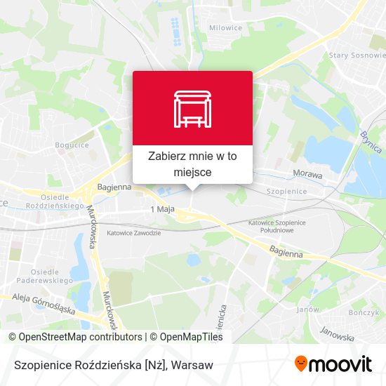 Mapa Szopienice Roździeńska [Nż]