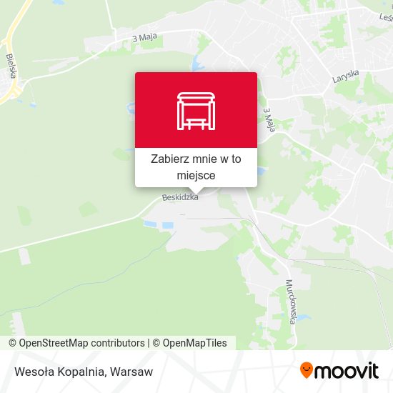 Mapa Wesoła Kopalnia