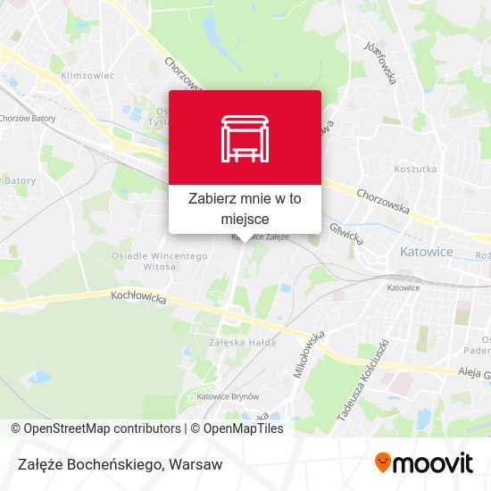 Mapa Załęże Bocheńskiego