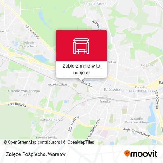 Mapa Załęże Pośpiecha