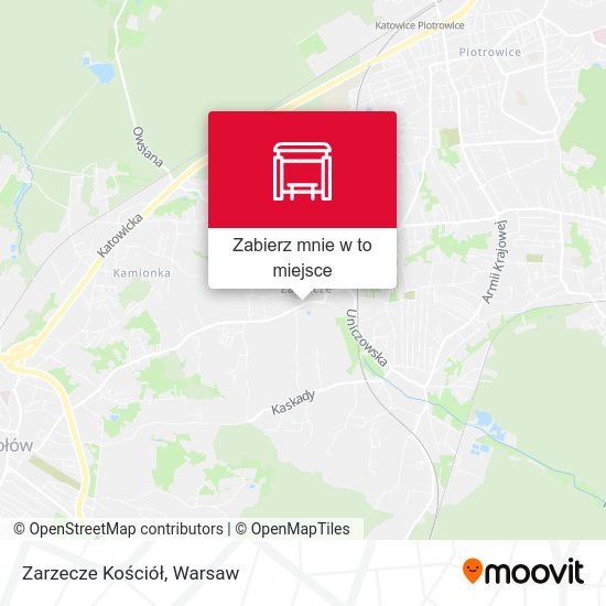 Mapa Zarzecze Kościół