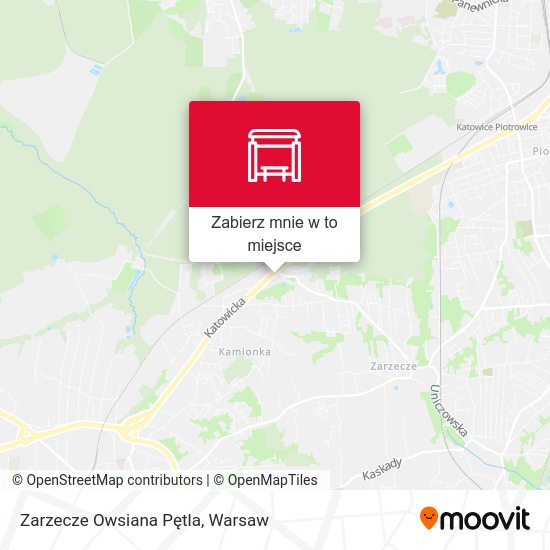 Mapa Zarzecze Owsiana Pętla