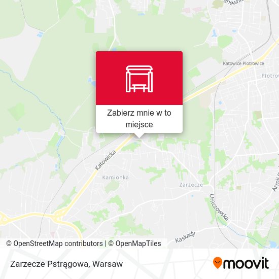 Mapa Zarzecze Pstrągowa