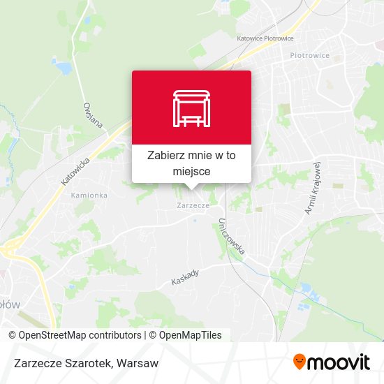 Mapa Zarzecze Szarotek