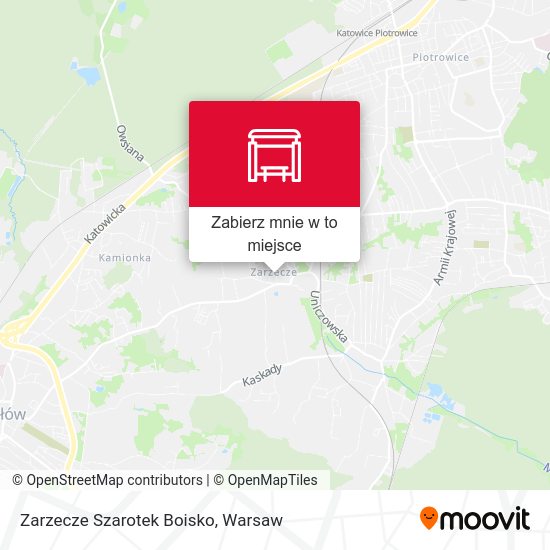 Mapa Zarzecze Szarotek Boisko