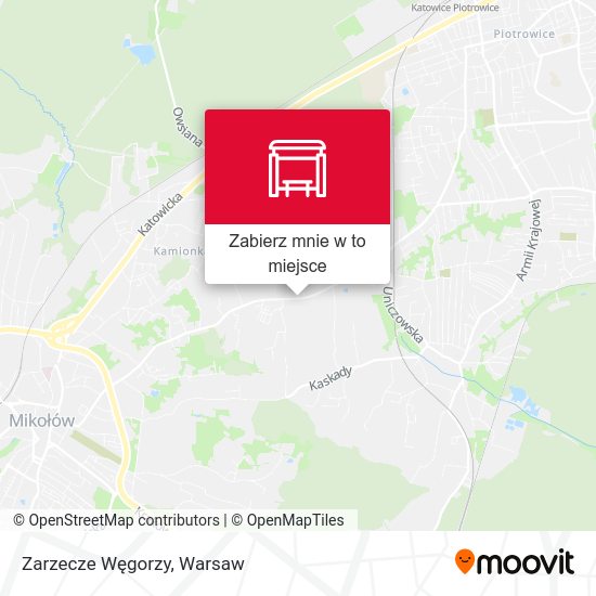 Mapa Zarzecze Węgorzy